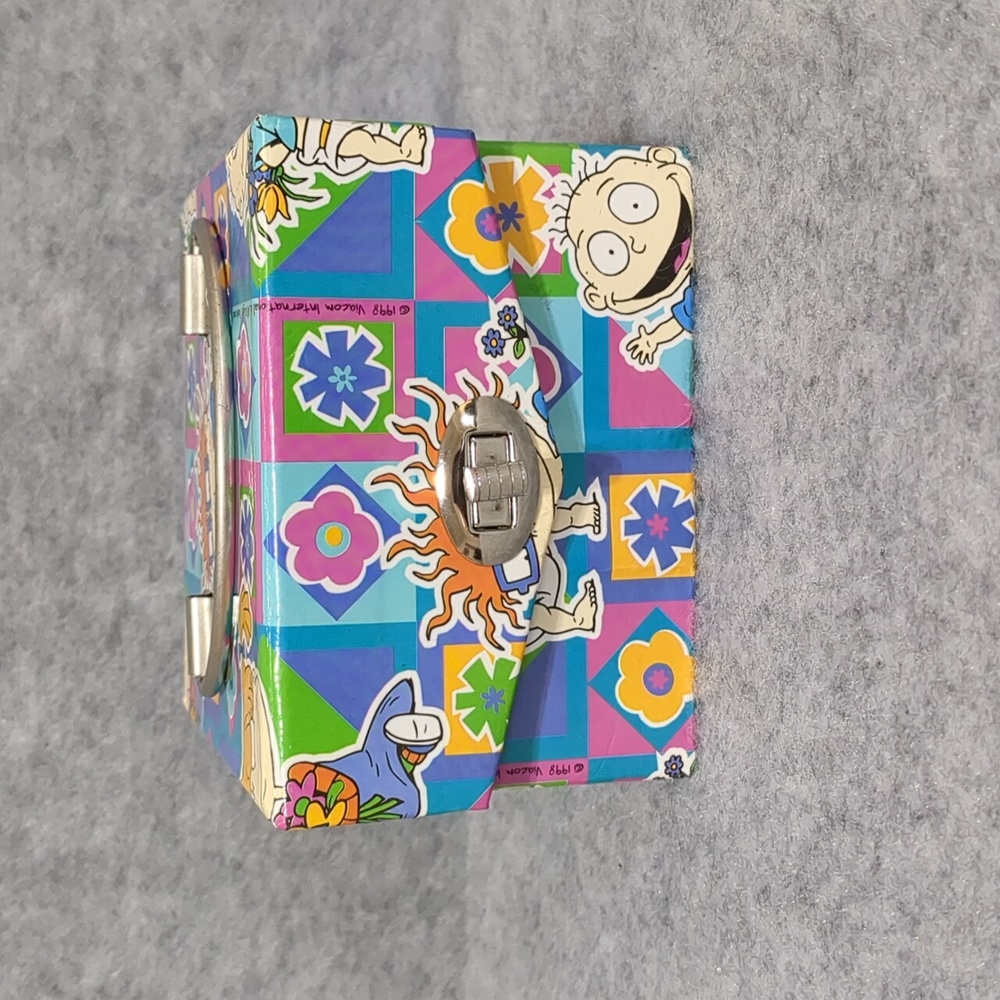Vintage Rugrats Colorful Jewlery Storage Box